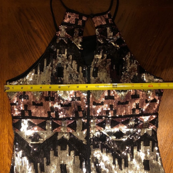 Sequin fitted dress from My Michelle Size 13 - Picture 5 of 10